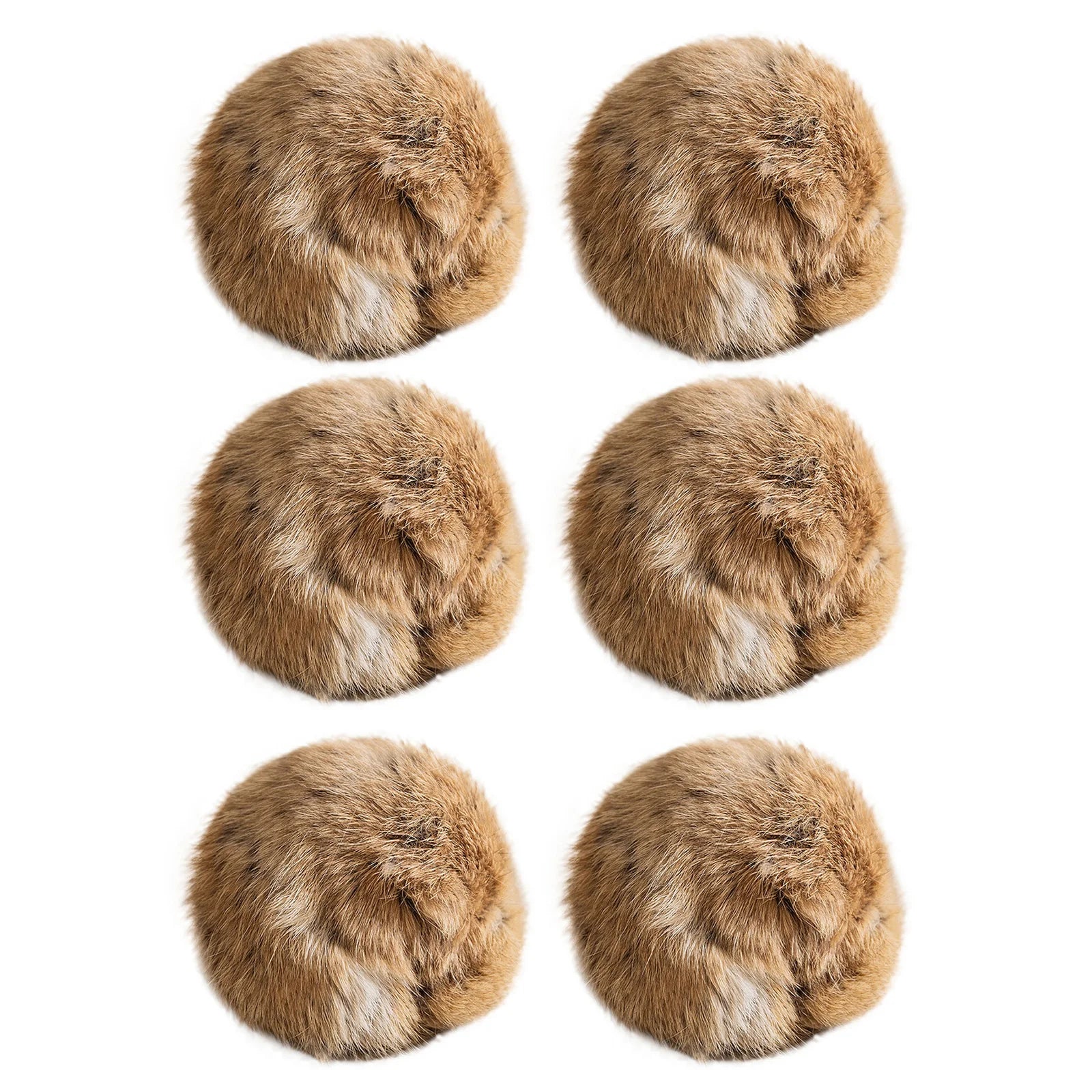 Catnip Rabbit Fur Ball Cat Toy – Interactive Plush Chaser | Set of 1, 2, 3 or 6