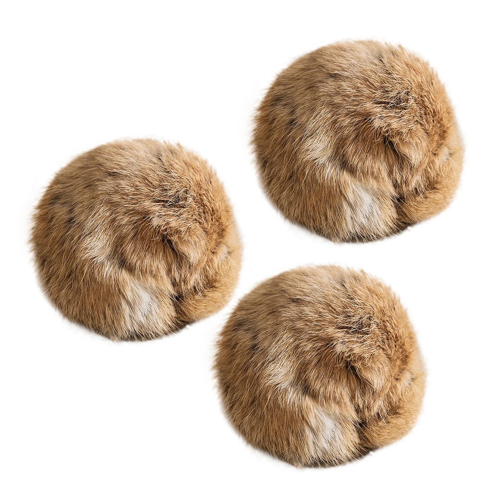 Catnip Rabbit Fur Ball Cat Toy – Interactive Plush Chaser | Set of 1, 2, 3 or 6