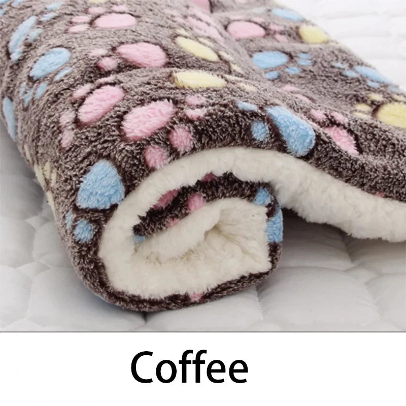 Flannel Pet Sleeping Mat – Soft Washable Dog & Cat Bed Cushion | Sizes XS–XXL