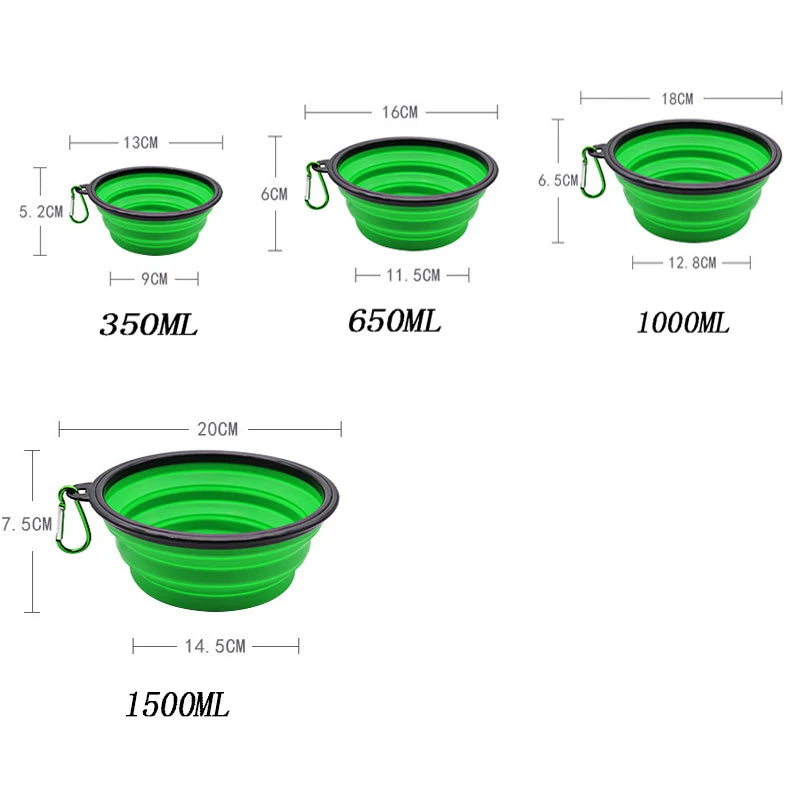 Pawra™ TrailBowl – Portable Foldable Pet Bowl