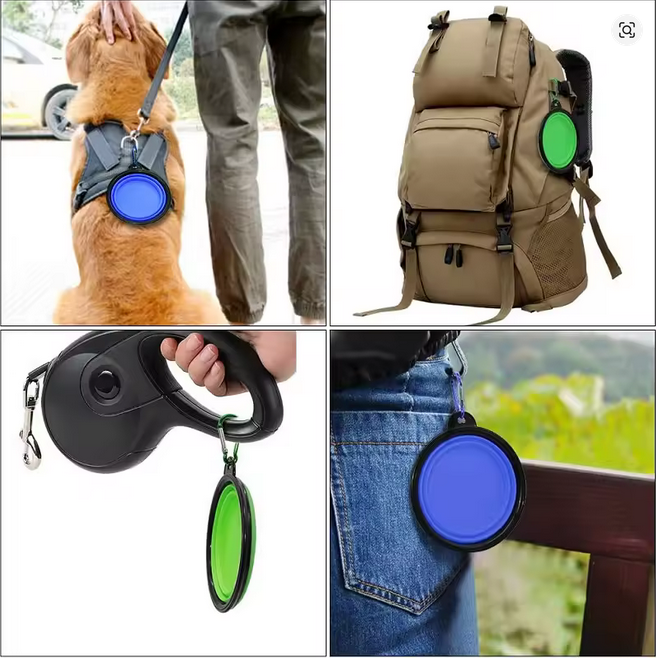Pawra™ TrailBowl – Portable Foldable Pet Bowl
