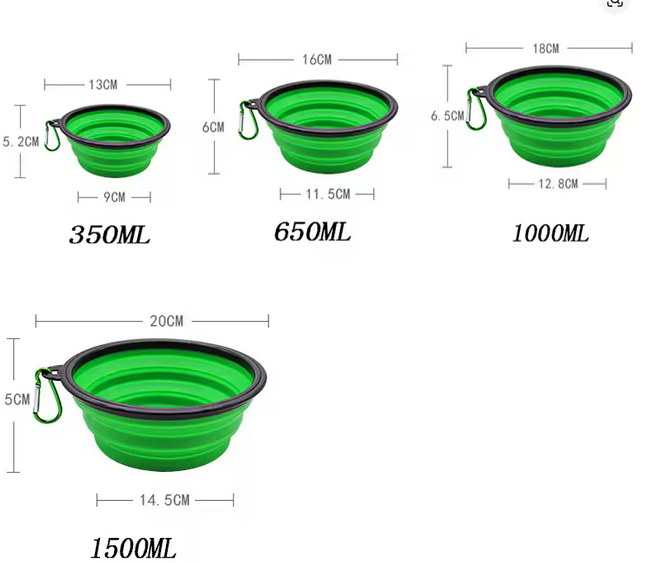Pawra™ TrailBowl – Portable Foldable Pet Bowl