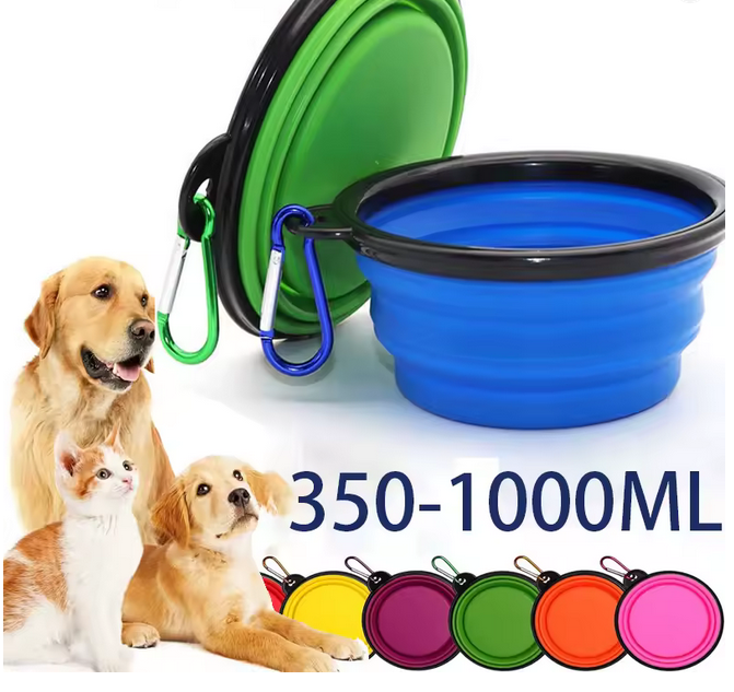 Pawra™ TrailBowl – Portable Foldable Pet Bowl