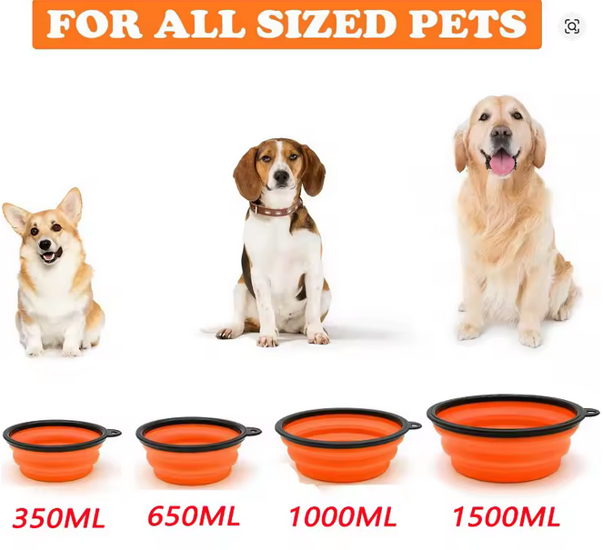 Pawra™ TrailBowl – Portable Foldable Pet Bowl