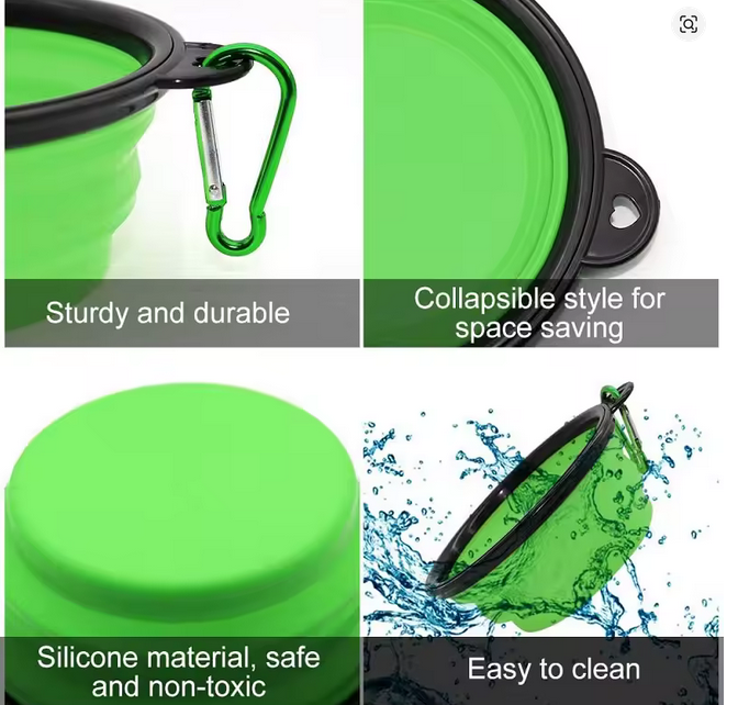 Pawra™ TrailBowl – Portable Foldable Pet Bowl