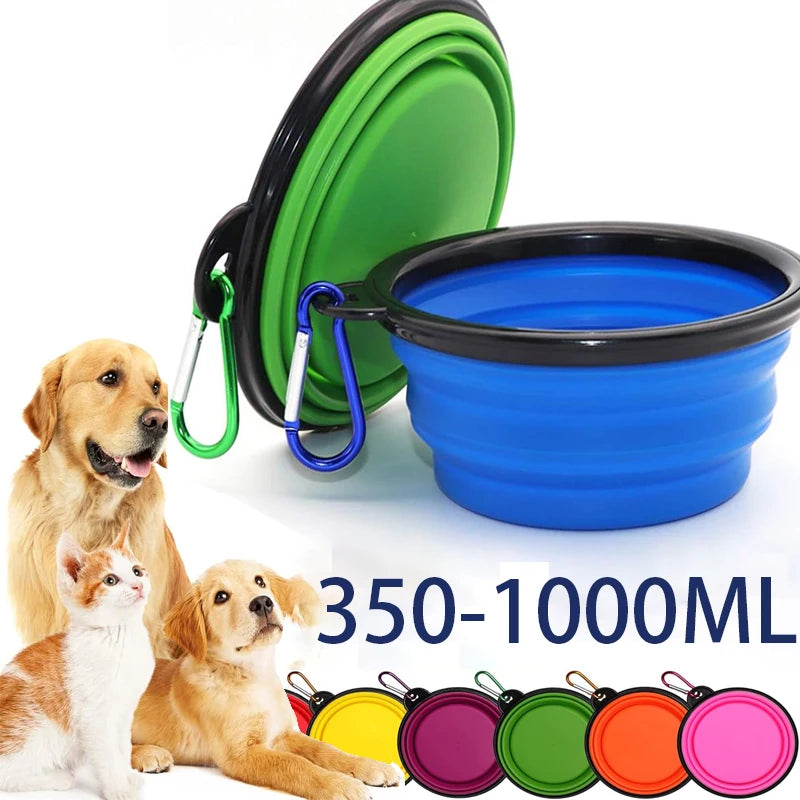 Pawra™ TrailBowl – Portable Foldable Pet Bowl